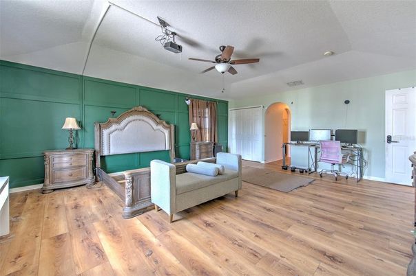 Home Office, Interior, Wood Texture Flooring