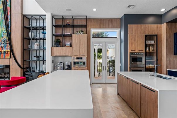 Interior, Kitchen, Recessed Lighting, Stainless Steel Appliances
