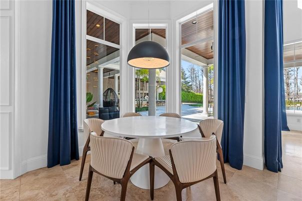 Dining room, Interior, Pendant Lights
