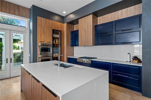Interior, Kitchen, Recessed Lighting, Stainless Steel Appliances