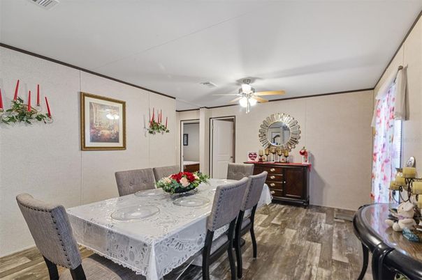 Dining room, Interior, Wood Texture Flooring