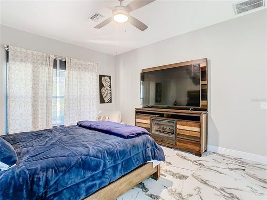 Bedroom, Interior, Marble