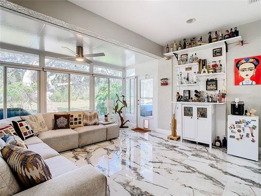 Interior, Living room, Marble, Sun Room