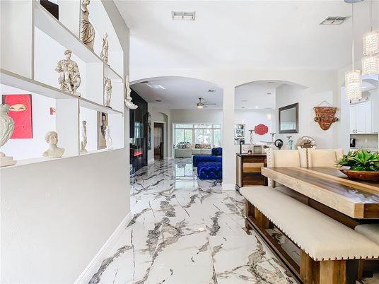 Interior, Marble, Pendant Lights, Recessed Lighting