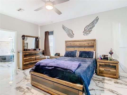 Bedroom, Interior, Marble