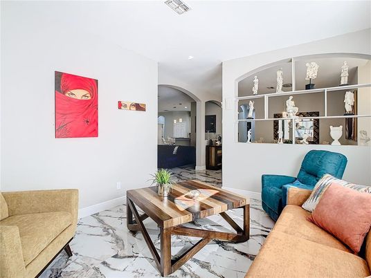 Interior, Living room, Marble, Recessed Lighting