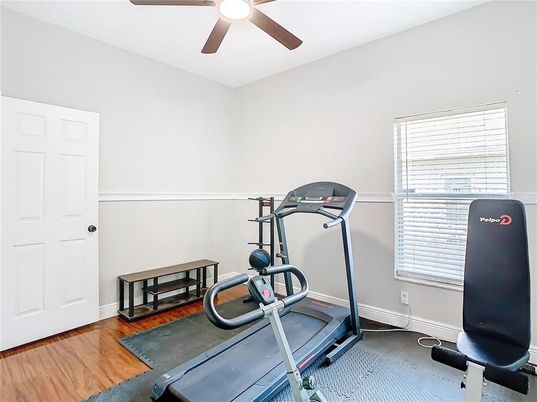Fitness Equipment, Interior, Wood Texture Flooring