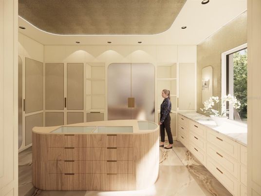 Bathroom, Interior, Recessed Lighting