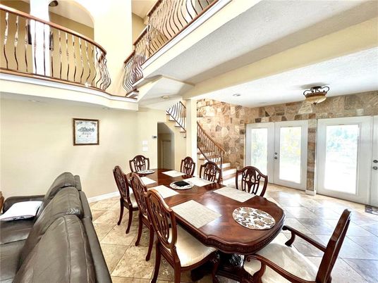 Dining room, Interior, Stone Walls