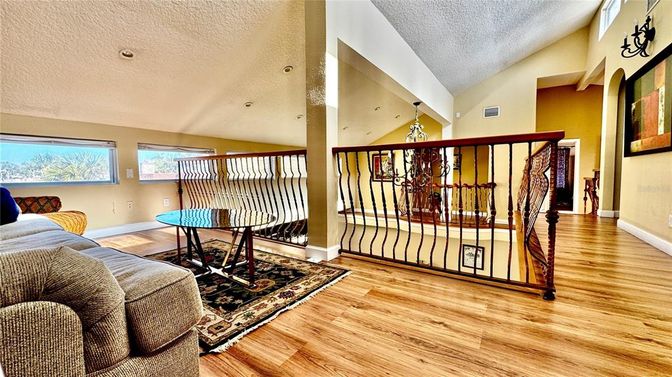 Interior, Recessed Lighting, Wood Texture Flooring