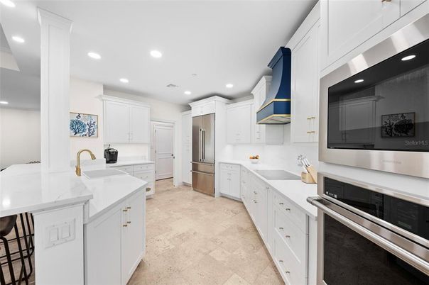 Interior, Kitchen, Recessed Lighting, Stainless Steel Appliances