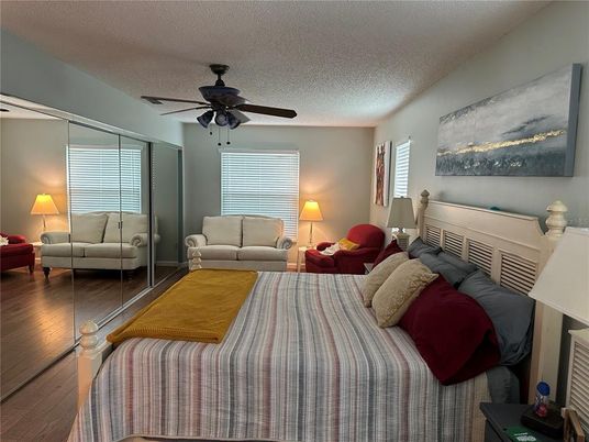 Bedroom, Interior, Wood Texture Flooring