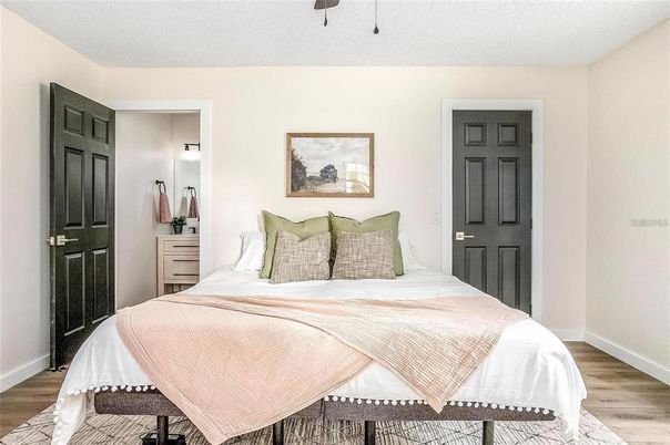 Bedroom, Interior, Wood Texture Flooring
