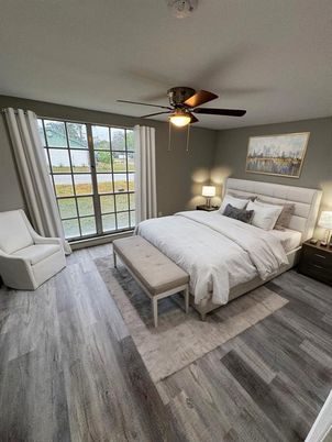 Bedroom, Interior, Wood Texture Flooring