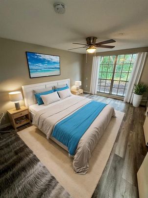 Bedroom, Interior, Wood Texture Flooring