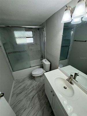 Bathroom, Dual Sink Vanities, Glass Shower, Interior, Marble, Marble Walls