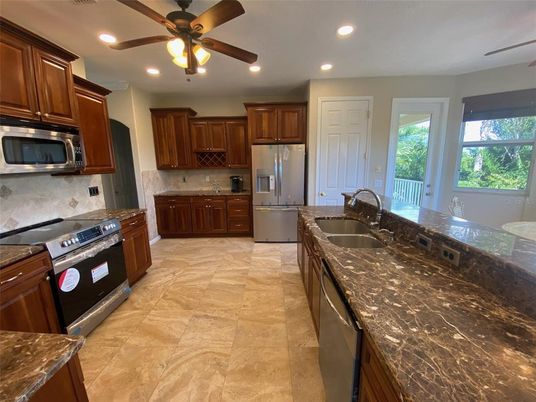 Interior, Kitchen, Recessed Lighting, Stainless Steel Appliances