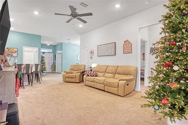 Interior, Living room, Recessed Lighting