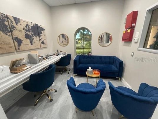 Home Office, Interior, Wood Texture Flooring