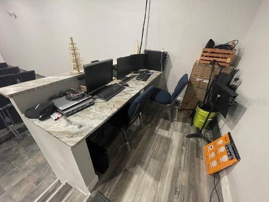 Home Office, Interior, Wood Texture Flooring