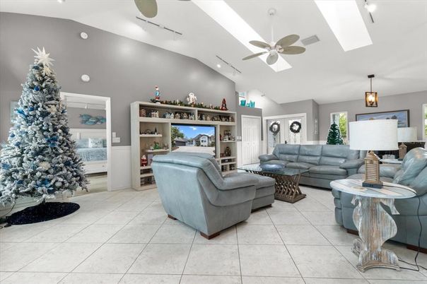 Interior, Living room, Recessed Lighting