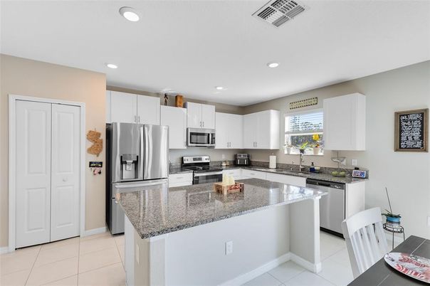 Interior, Kitchen, Recessed Lighting, Stainless Steel Appliances