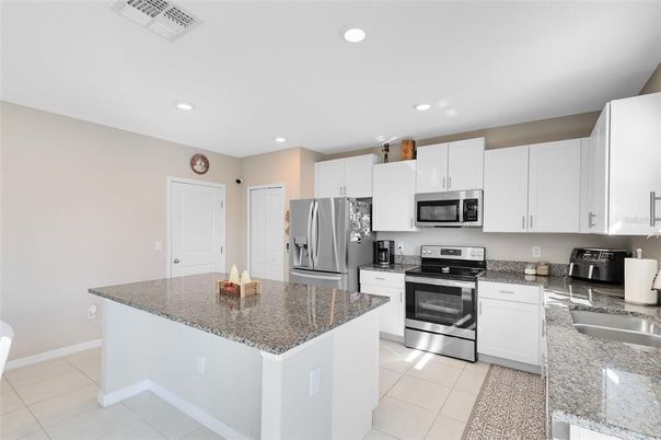 Interior, Kitchen, Recessed Lighting, Stainless Steel Appliances
