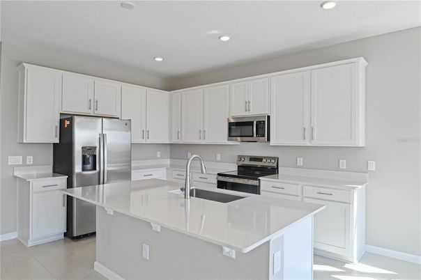 Interior, Kitchen, Recessed Lighting, Stainless Steel Appliances