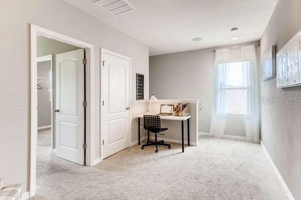 Home Office, Interior, Recessed Lighting
