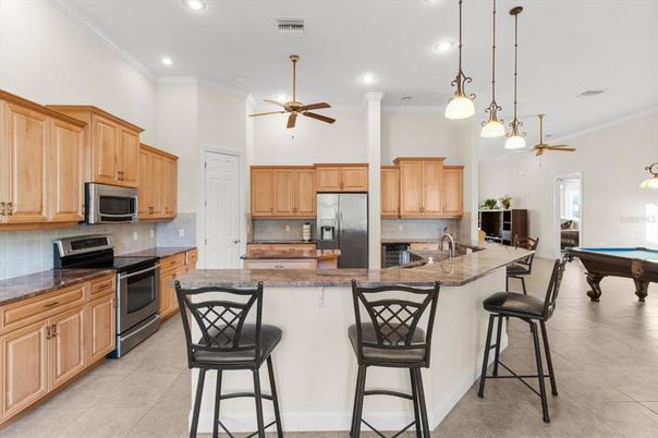 Interior, Kitchen, Pendant Lights, Recessed Lighting