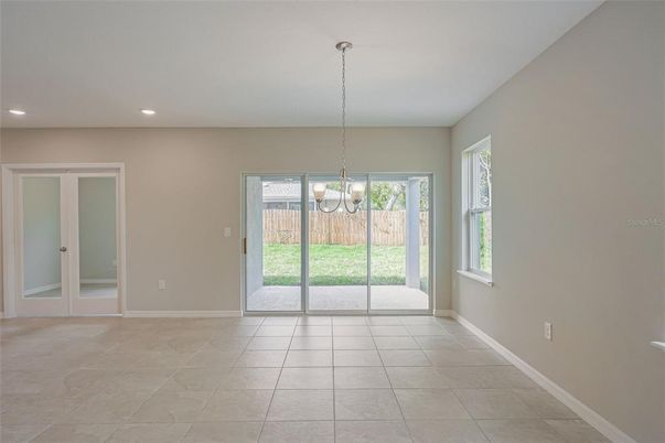 Chandelier, Empty room, Interior, Recessed Lighting
