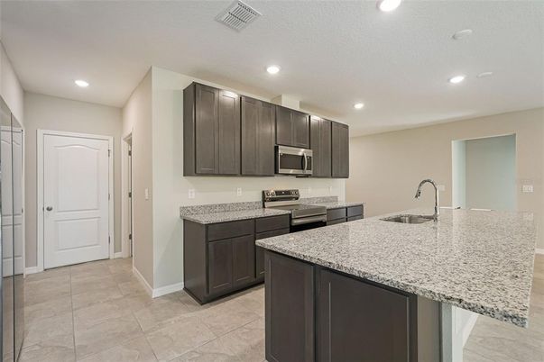 Interior, Kitchen, Recessed Lighting, Stainless Steel Appliances