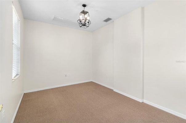 Chandelier, Empty room, Interior
