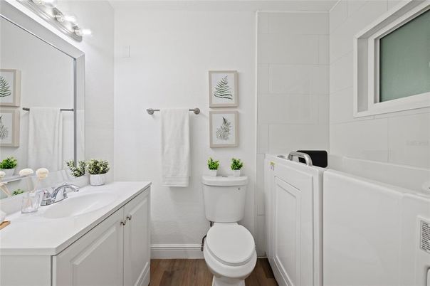Bathroom, Interior, Wood Texture Flooring