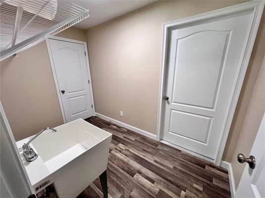 Bathroom, Interior, Wood Texture Flooring