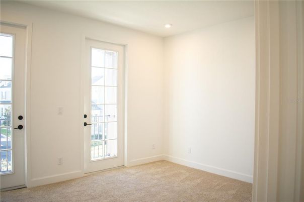 Empty room, Interior, Recessed Lighting