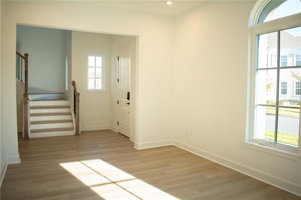 Interior, Recessed Lighting, Wood Texture Flooring