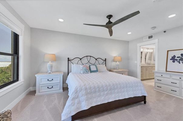 Bedroom, Interior, Recessed Lighting