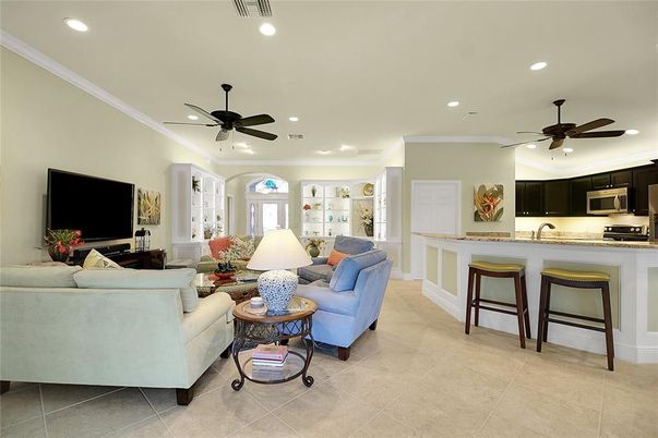 Interior, Kitchen, Living room, Recessed Lighting, Stainless Steel Appliances