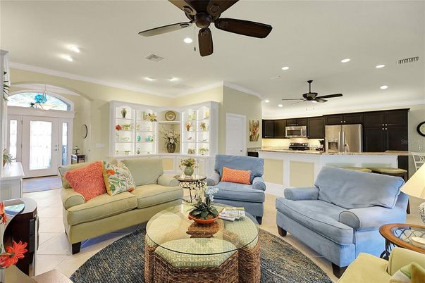 Interior, Kitchen, Living room, Recessed Lighting, Stainless Steel Appliances