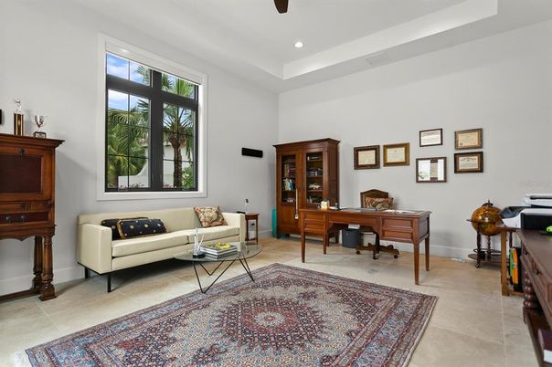 Home Office, Interior, Recessed Lighting
