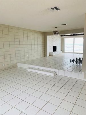 Empty room, Fireplace, Interior