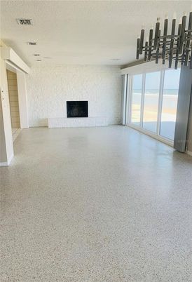Empty room, Fireplace, Interior
