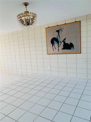 Chandelier, Empty room, Interior