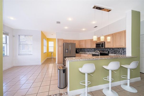 Interior, Kitchen, Pendant Lights, Recessed Lighting