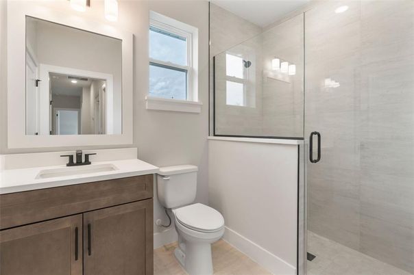 Bathroom, Glass Shower, Interior