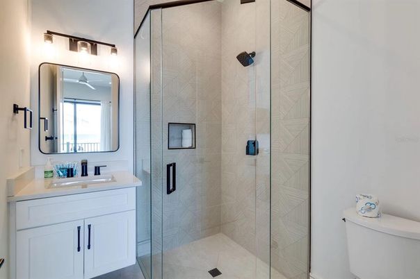Bathroom, Glass Shower, Interior