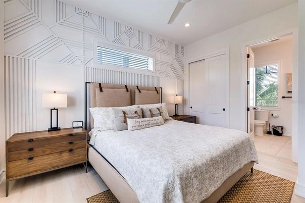 Bathroom, Bedroom, Interior, Recessed Lighting, Wood Texture Flooring