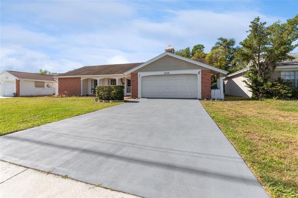 Attached, Exterior, Facade, Brick Facade, Ranch