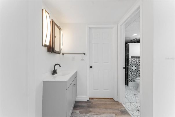 Bathroom, Interior, Wood Texture Flooring